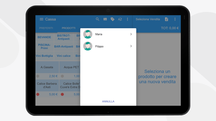 aggiornamento punto cassa Tilby