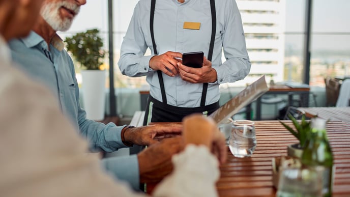 Sistema per la raccolta delle comande al ristorante