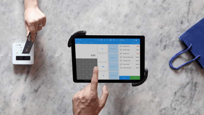 come scegliere un registratore di cassa - il punto cassa su tablet